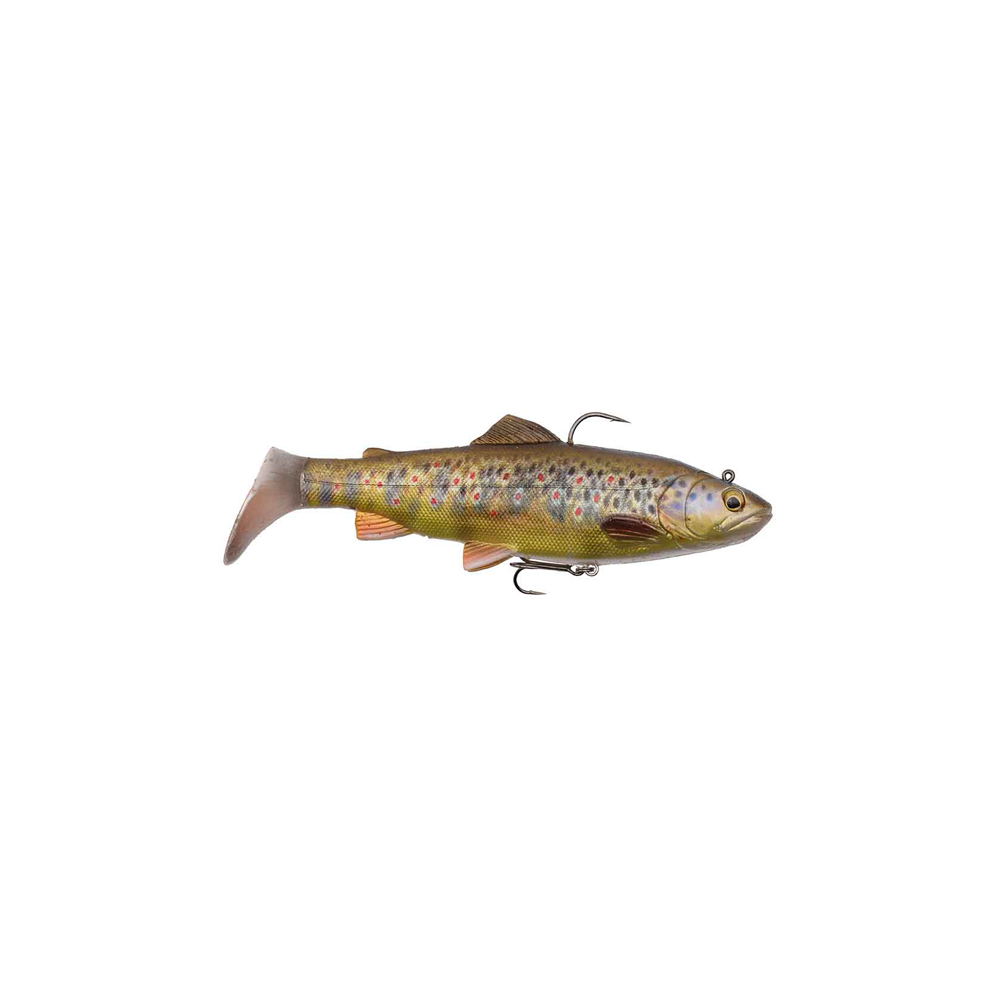 Savage Gear 4d Trout Rattle Shad 12 5cm 35gr Brown Trout Softbait