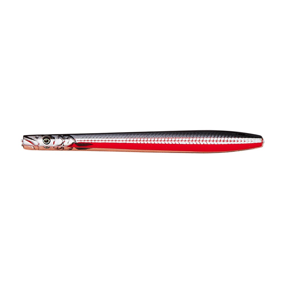 Savage Gear Line Thru Sandeel Nail 10cm 16gr Black Red Gennemløber