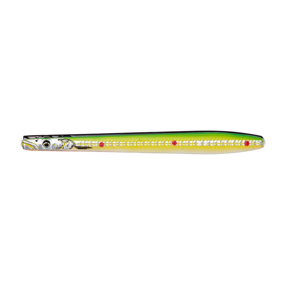 Savage Gear Line Thru Sandeel Nail 10cm 16gr Flou Green Gennemløber