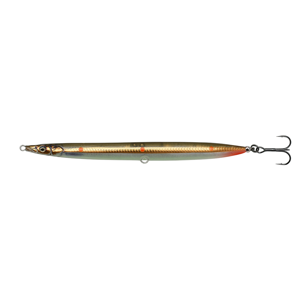 Savage Gear Sandeel Pencil Hotspot 12 5cm 19gr Sandeel Copper Orange Dots Wobler