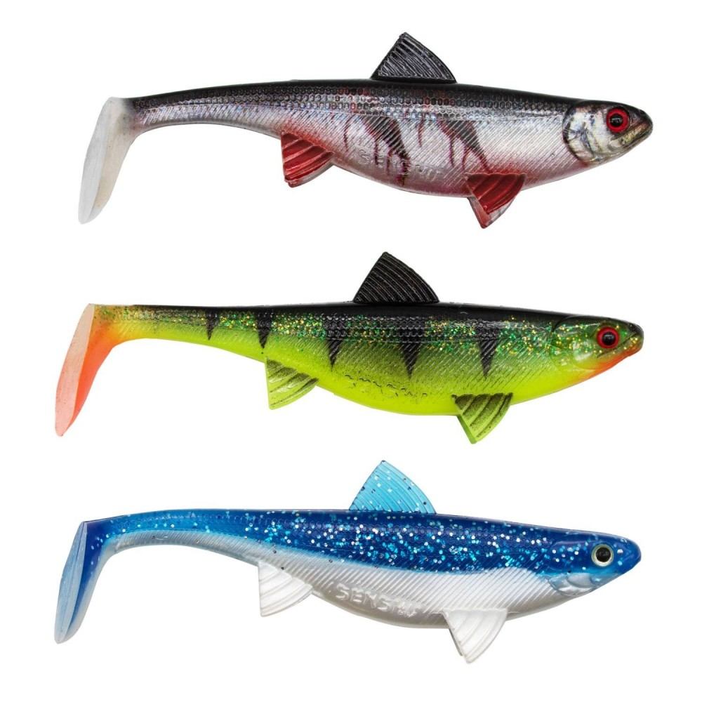 Senshu Real Fin Shad 12cm Mixedpack Softbait