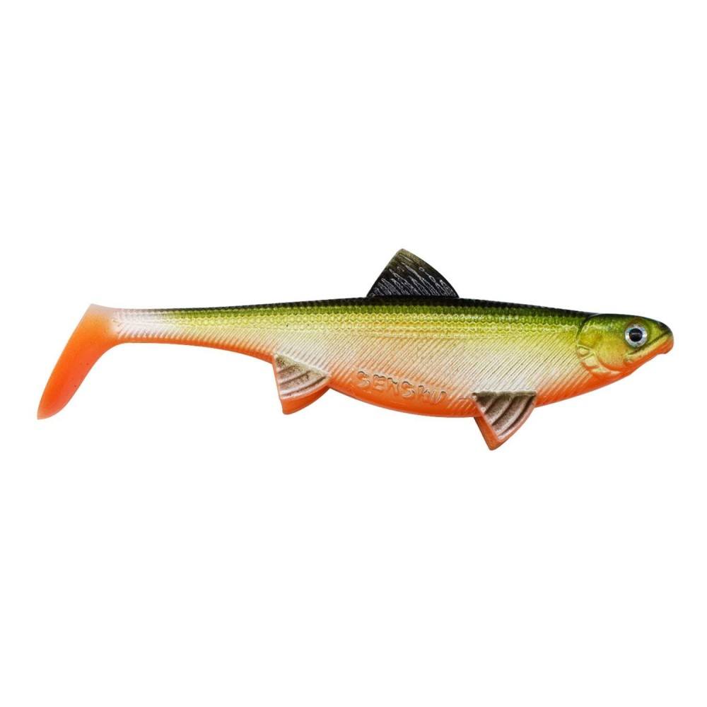 Senshu Real Fin Shad 12cm Orange Belly Softbait