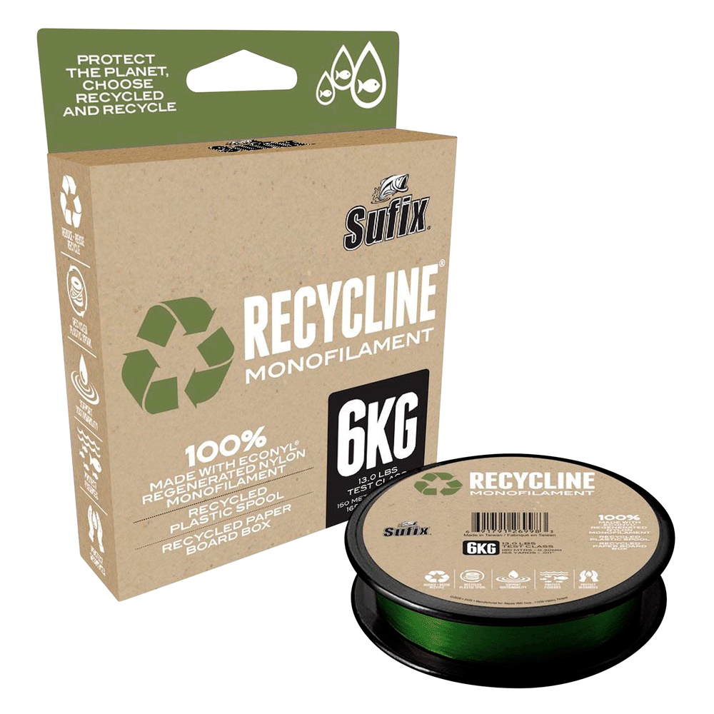 Sufix Recycline 150m Green   18mm Nylonline