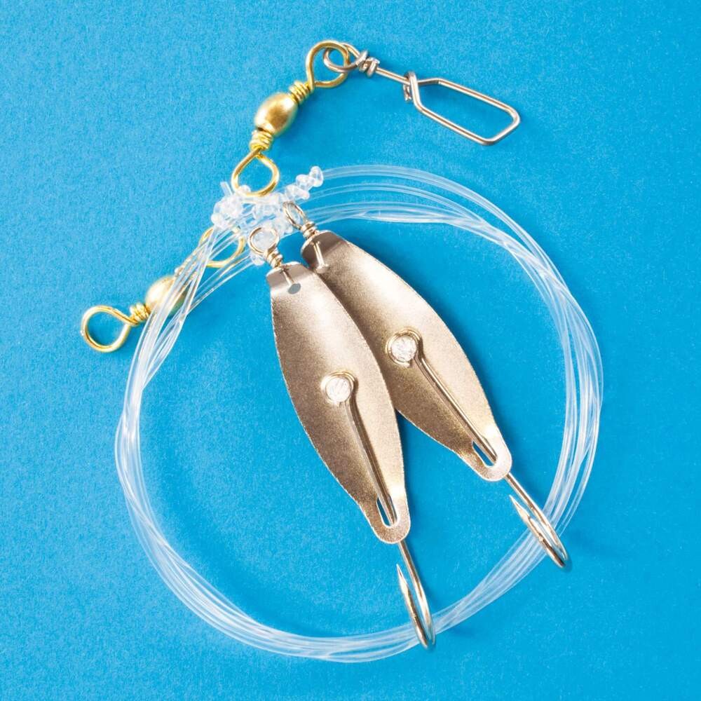 Team Deep Sea Cod Spoon Giant Twins Sølv Torskeforfang