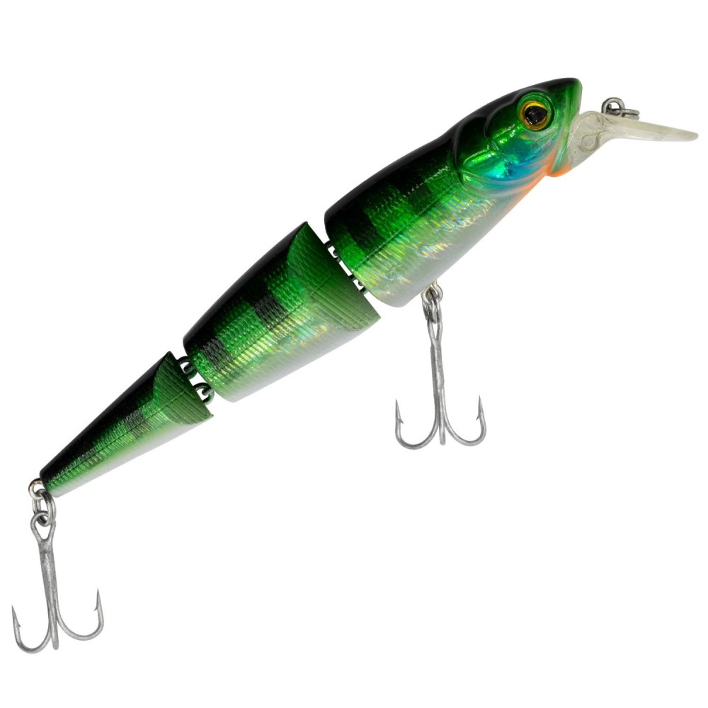Viper Pro Triple Pikefighter Wobler 12cm 19gr Green Holo Perch Wobler
