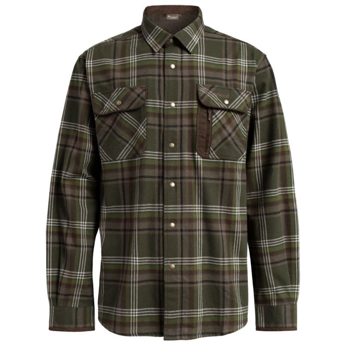 Pinewood Cornwall Skjorte Green Pine Green