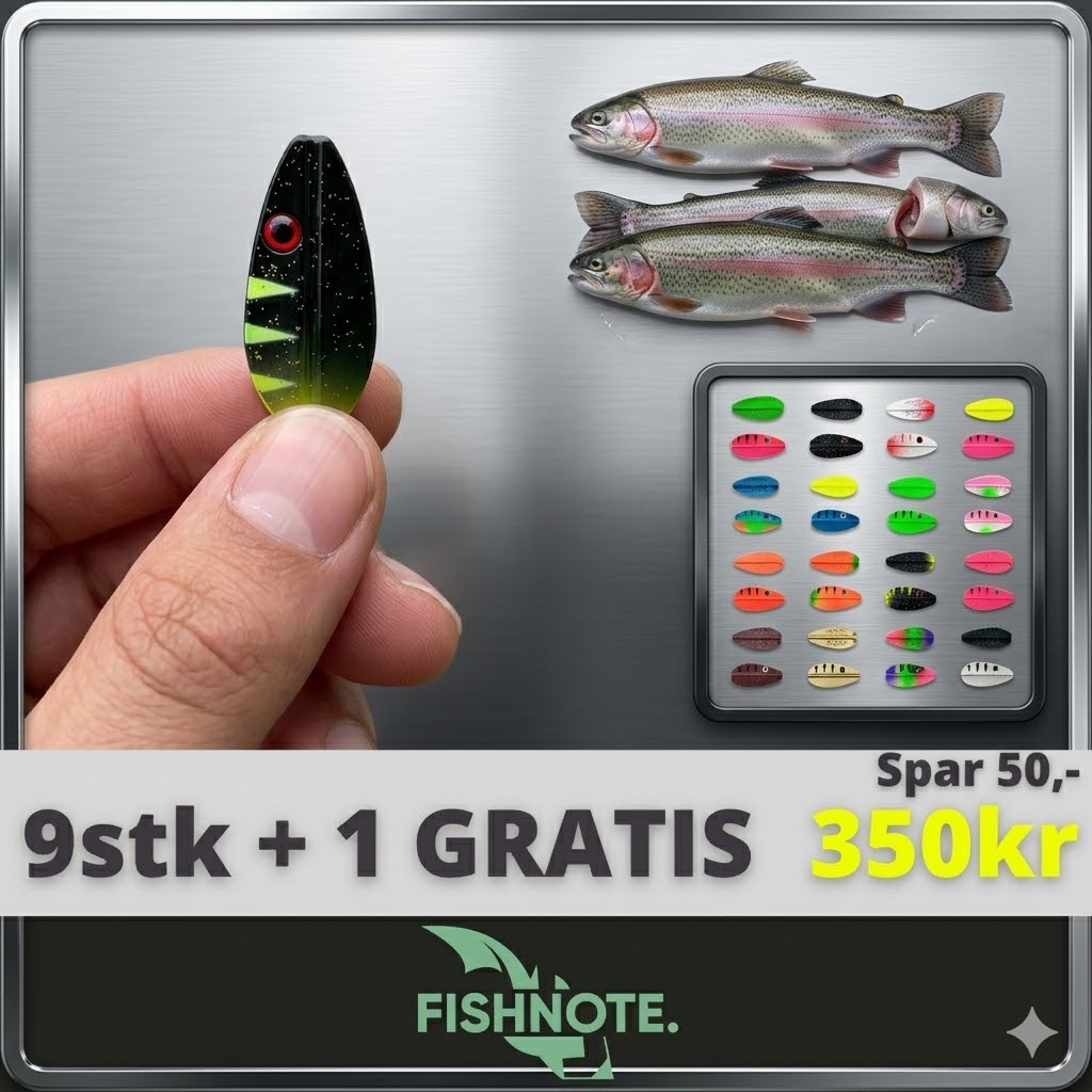 Fishnote Tasty Pakke   Stk      Gratis