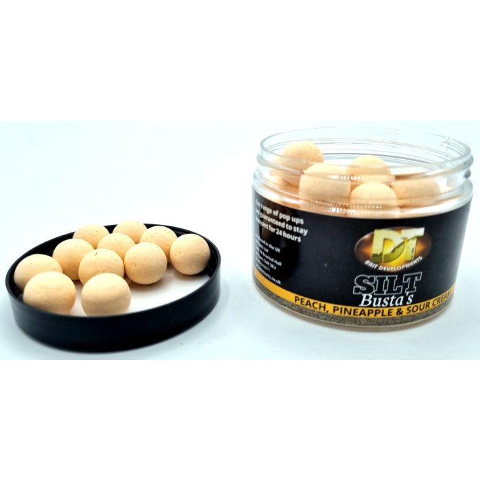 Dt Bait Silt Busta   Pop Ups Peach  Pineapple   Sour Cream