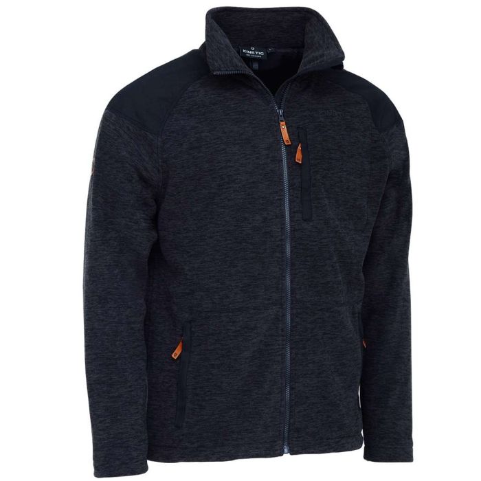 Kinetic Quest Fleece Wind Stop Asphalt