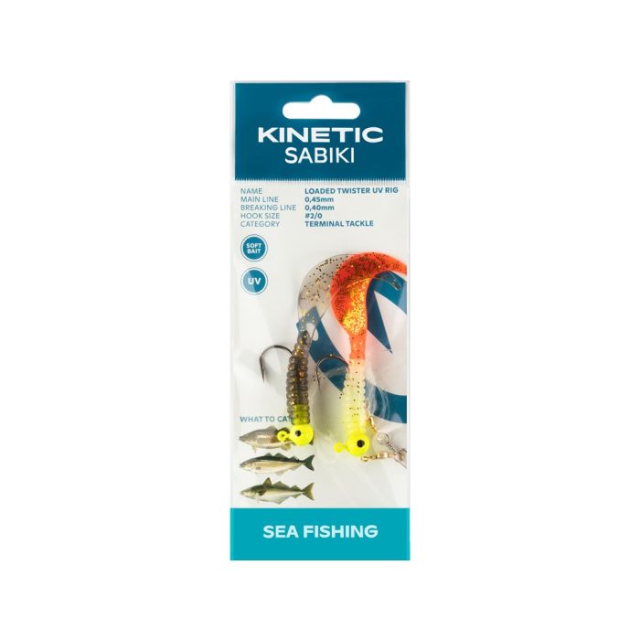 Kinetic Sabiki Loaded Twister Uv Rig