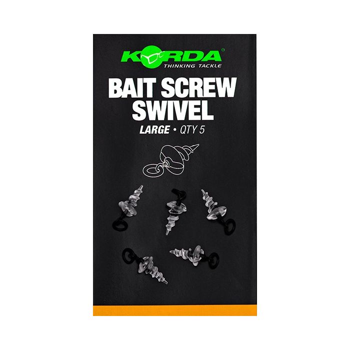 Korda Bait Screw Swivel Large