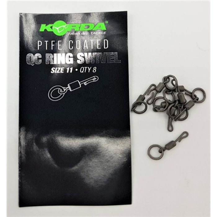 Korda Ptfe Qc Ring Swivel Str  11