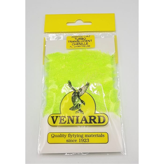 Veniard Turbo Translucent Chenille Fl  Chartreuse