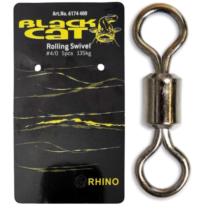 Black Cat Rolling Swivel