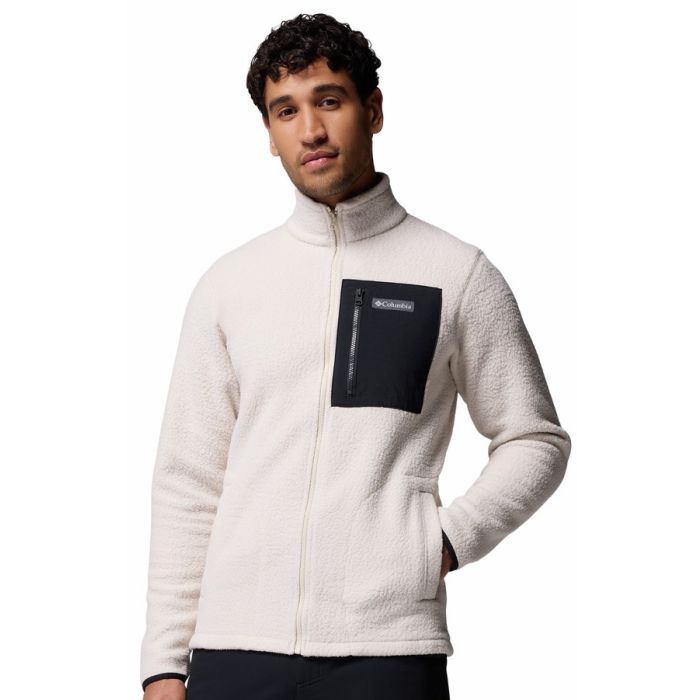 Columbia Jasper Ridgeâ  Pebbled Full Zip Fleece Dark Stone  Black
