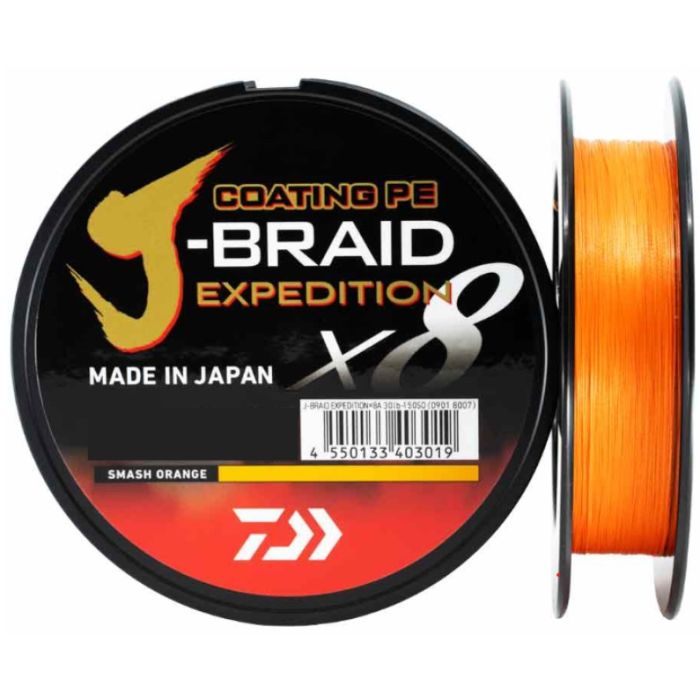 Daiwa  -braid Expedition X8 150m Smash Orange