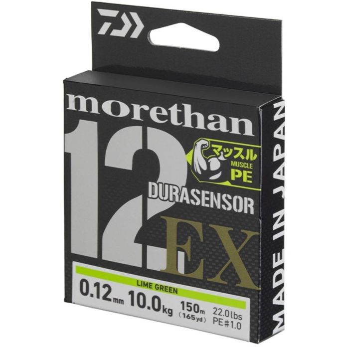 Daiwa Morethan Durasensor Ex12 Lime Green 150m