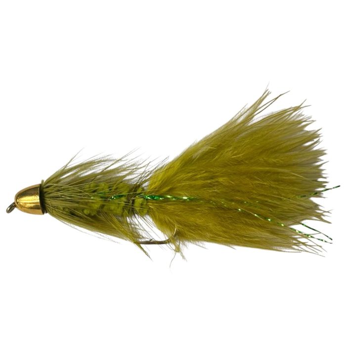 Fishmadman Woolly Bugger Olive   Gold Conehead