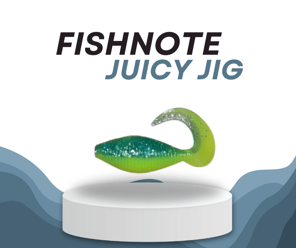 Fishnote Juicy Jig  Crystal Green   Yellow