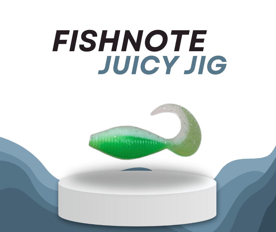 Fishnote Juicy Jig  Green   White