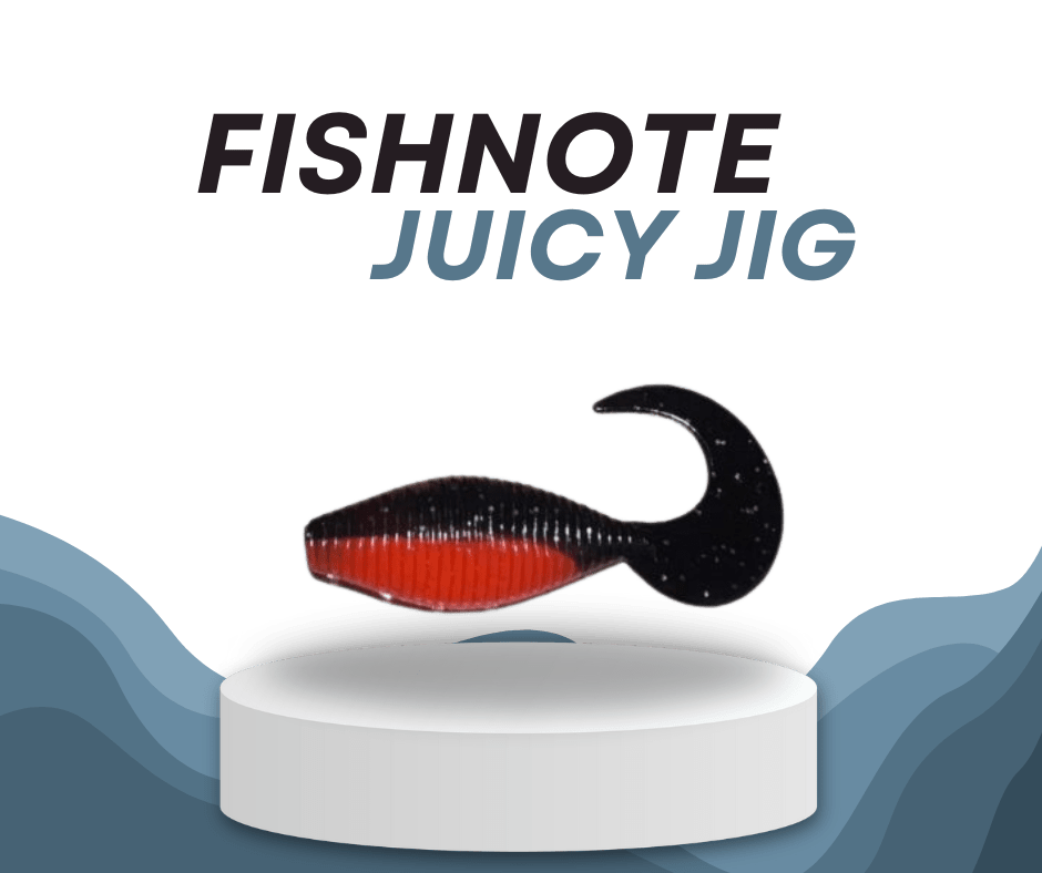 Fishnote Juicy Jig  Orange   Black