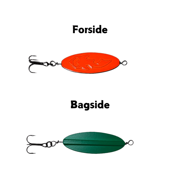 Fishnote Trout Lure Blink 7g Grøn Orange