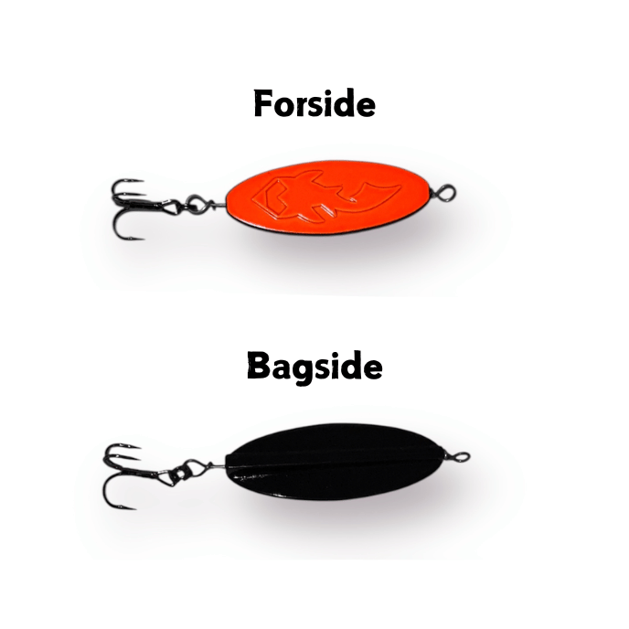 Fishnote Trout Lure Blink 7g Sort Orange