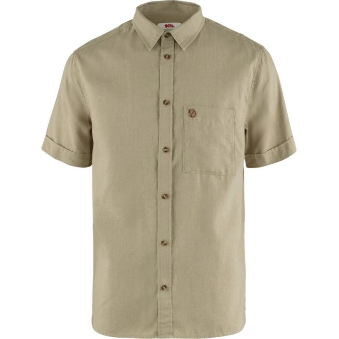 Fjällräven   Vik Travel Skjorte Ss Sand Stone