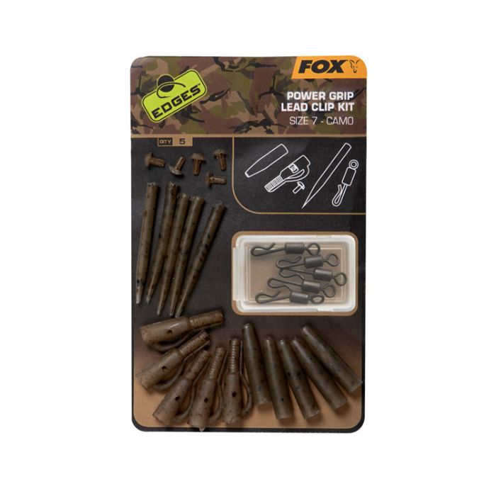 Fox Edges Power Grip Lead Clip Kit Size   Camo