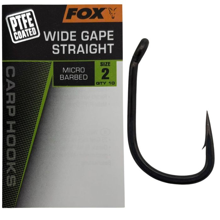 Fox Ptfe Coated Wide Gape Straight
