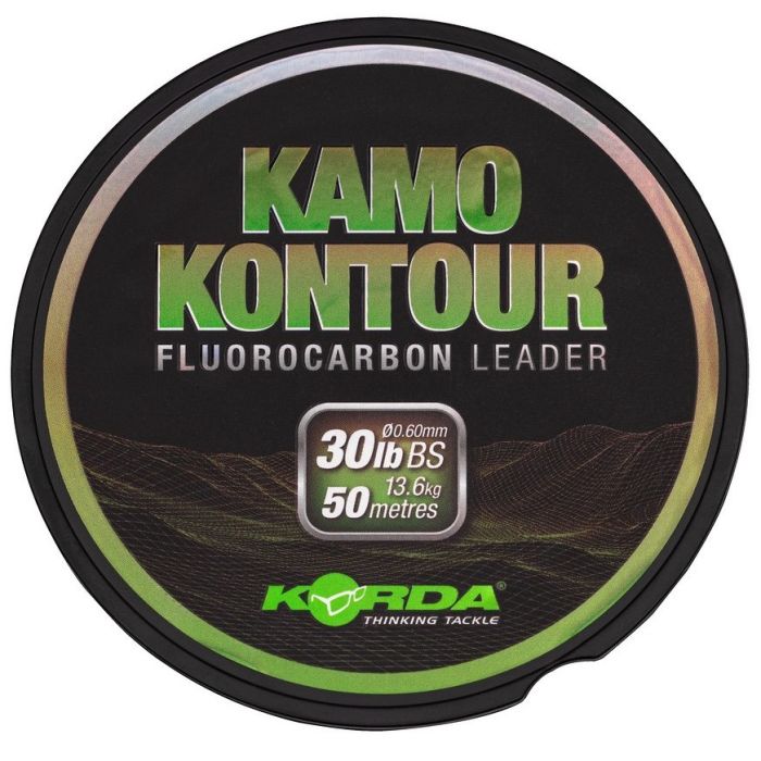 Korda Kamo Kontour Fluorocarbon Leader   60mm