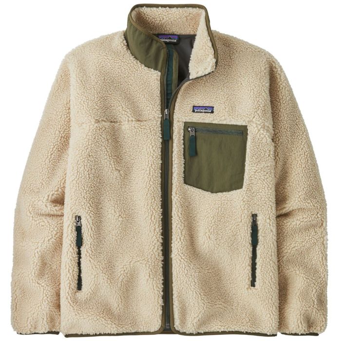 Patagonia Classic Retro-  Jakke Dark Natural   Basin Green