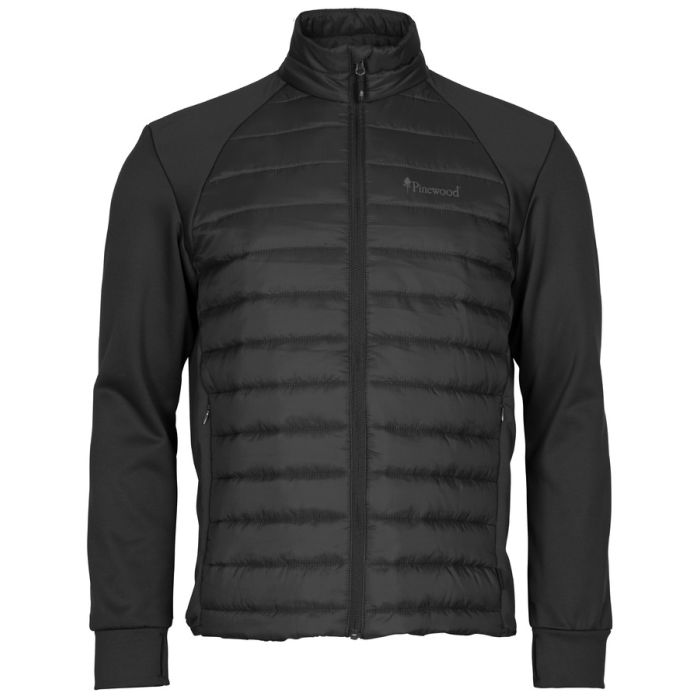Pinewood Hybrid Power Fleece Jakke Sort