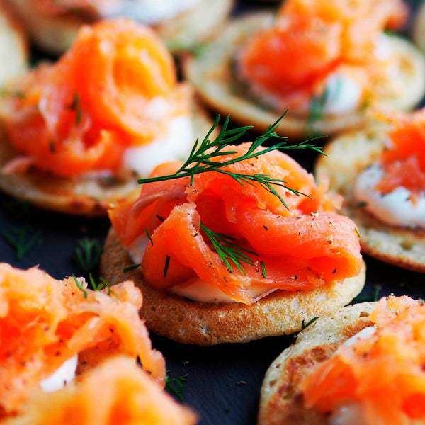 Røget Laks På Blinis