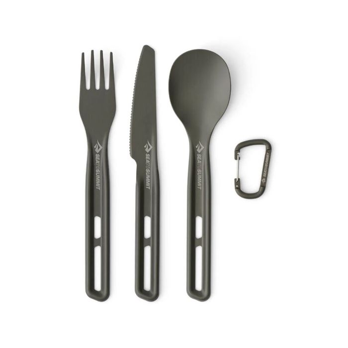 Seatosummit Frontier Ul Cutlery Set Alu Hard Anodised Grey