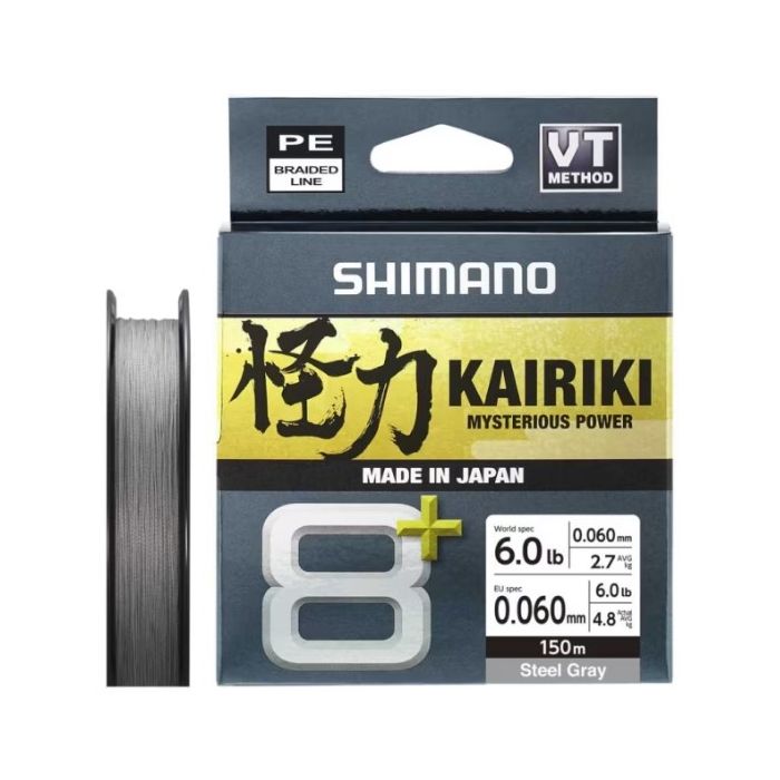 Shimano Kairiki    Steel Grey 150m